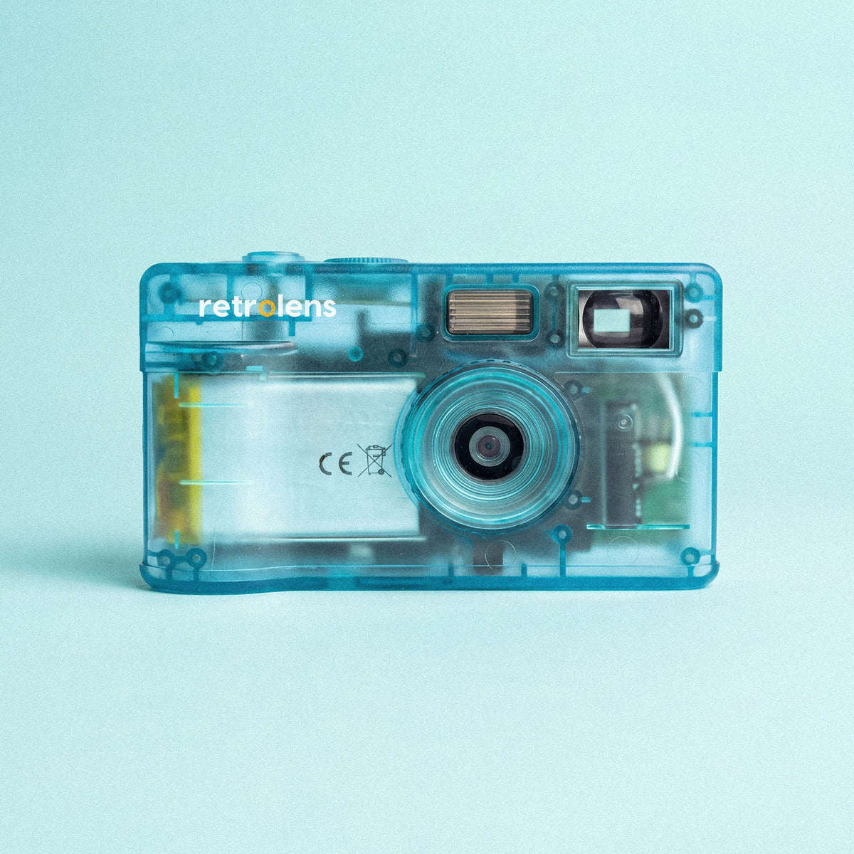 Digital Film Camera | Neon Aqua - retrolens