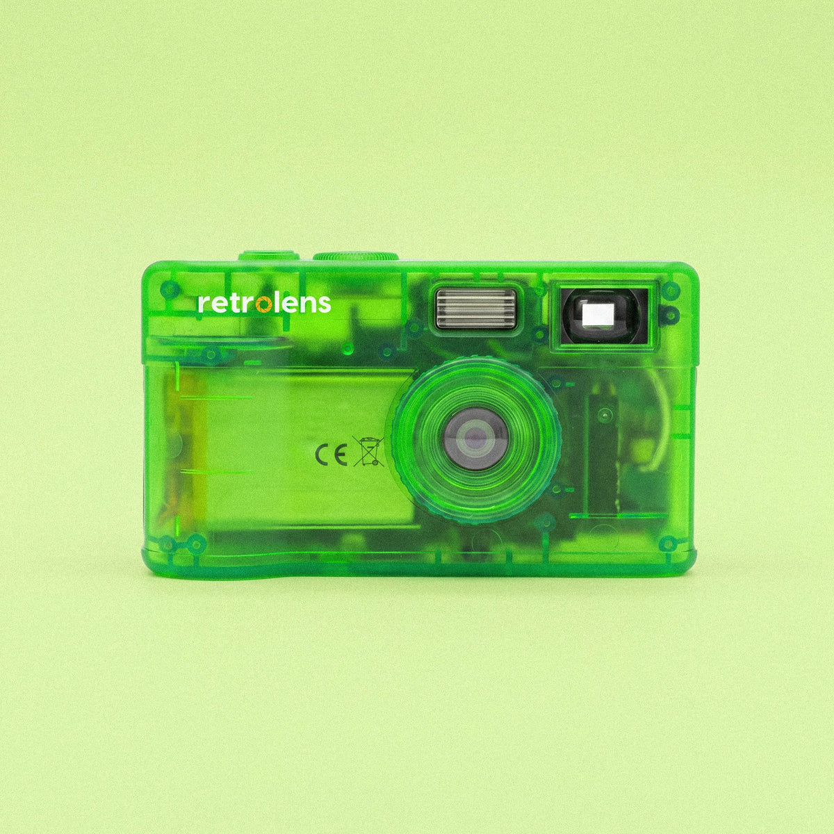 Digital Film Camera | Neon Lime - retrolens