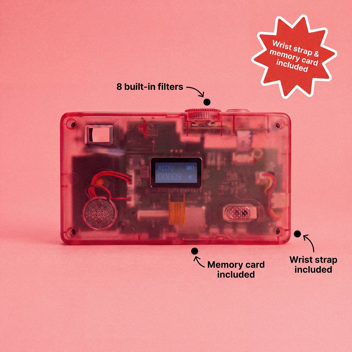 Digital Film Camera | Neon Punch - retrolens