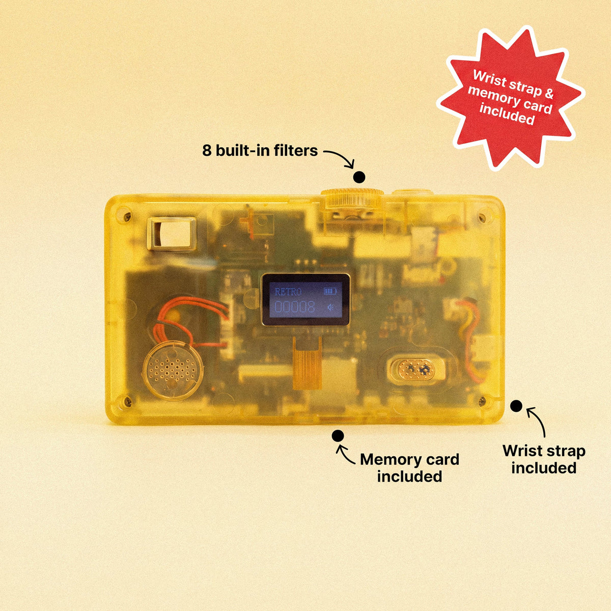Digital Film Camera | Neon Sunshine - retrolens
