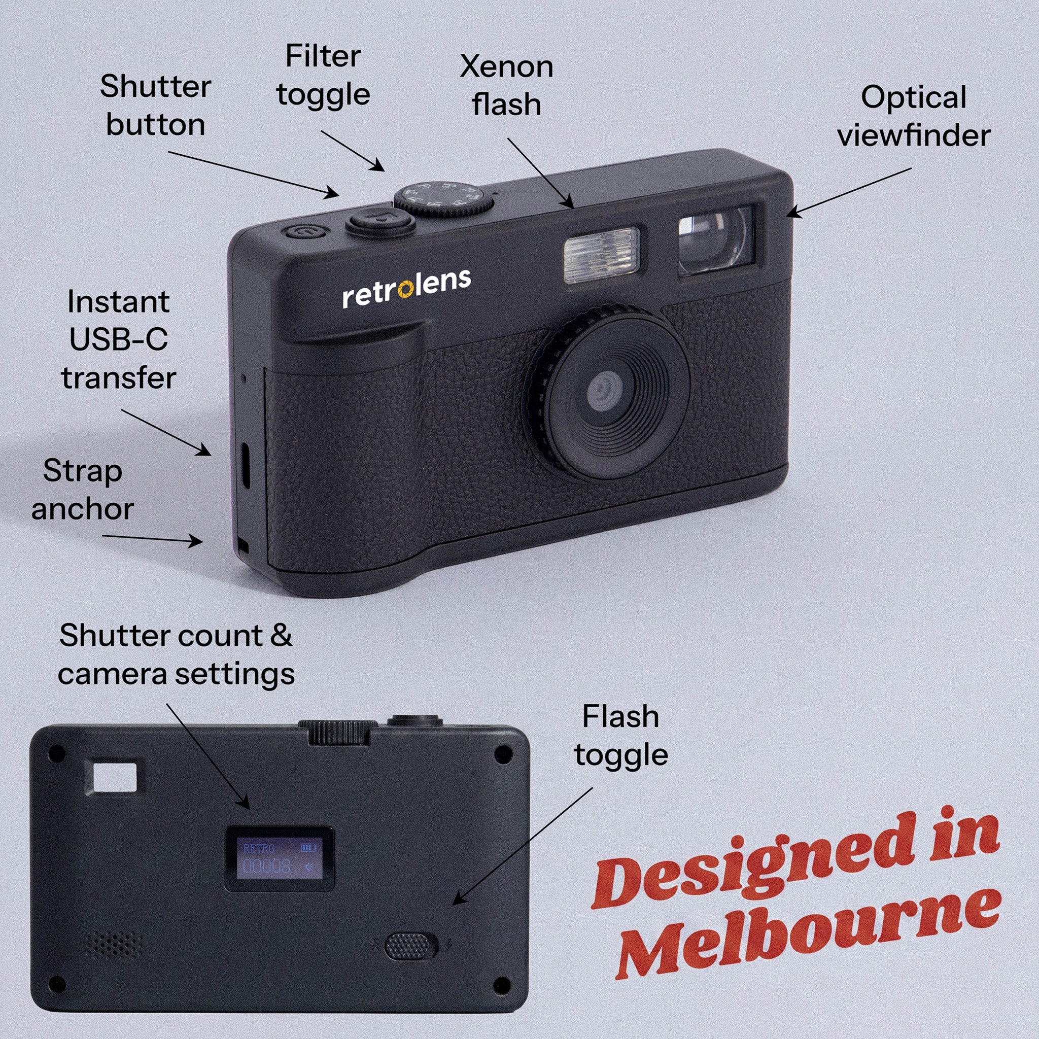 Retrolens | Transparent Chocolate Brown - retrolens